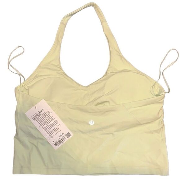 NWT- Lululemon- Women’s Align Halter Tank Top Mint Green, Size 14 - Picture 7 of 12